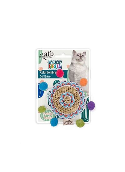 Afp Color Sombrero Καπέλο από Ψάθα με Catnip (9.5x9.5cm)