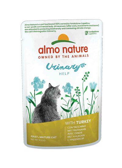 Almo Nature Functional Cat Adult Urinary Φακελάκι Με Γαλοπούλα 70gr