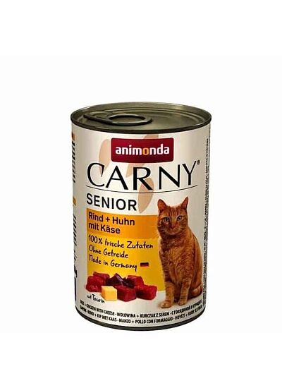 Animonda Carny Cat Senior Πατέ Με Μοσχάρι, Κοτόπουλο & Τυρί 400gr