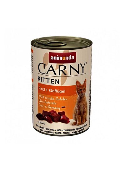 Animonda Carny Kitten Πατέ Με Μοσχάρι & Πουλερικά 400gr