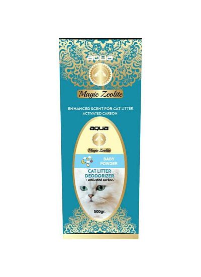 Aqua Pet Magic Zeolite Αρωματικό Τουαλέτας Γάτας Baby Powder 500gr