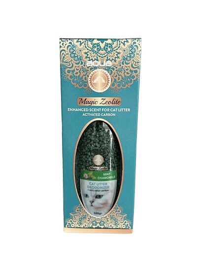 Aqua Pet Magic Zeolite Αρωματικό Τουαλέτας Γάτας Mint Chamomile 500gr