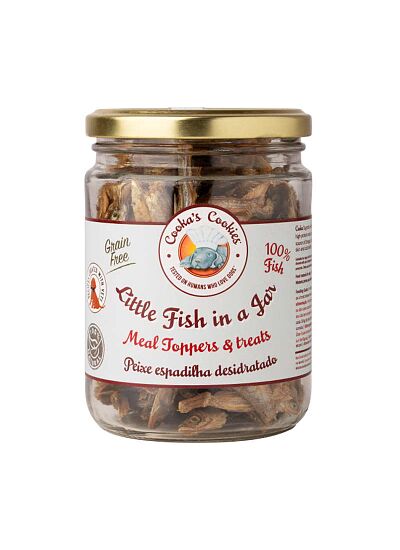 Cooka's Cookies Topper Αφυδατωμένα Ψαράκια σε Βάζο 90gr