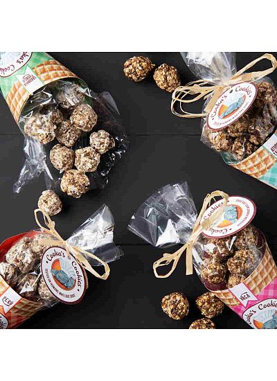 Cooka's Cookies Μπισκότα Little Kisses με Γεύση Σαρδέλα & Χοιρινό 50gr