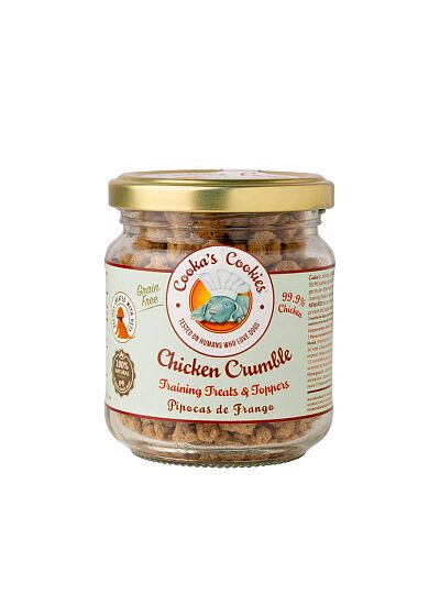 Cooka's Cookies Topper Chicken Crumble σε Βάζο 75gr