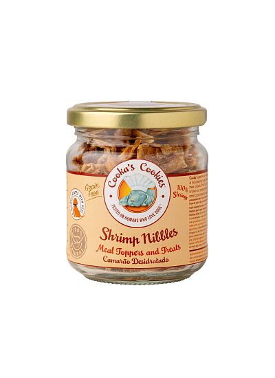 Cooka's Cookies Topper Αφυδατωμένες Γαρίδες σε Βάζο 30gr