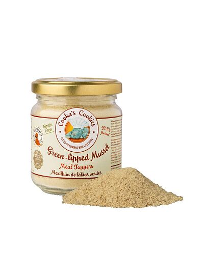 Cooka's Cookies Topper Σκόνη από Πράσινο Μύδι σε Βάζο 95gr