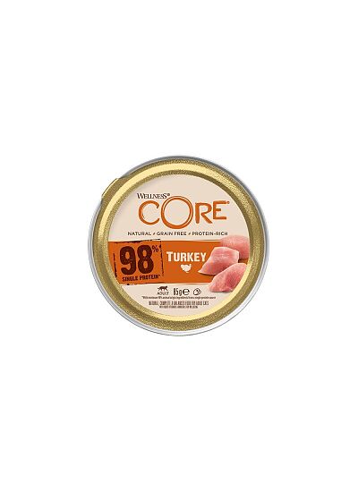 Wellness Core Cat Adult Πατέ 98% Γαλοπούλα 85gr