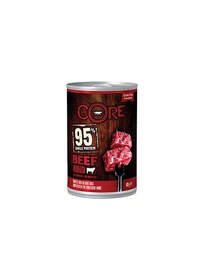 Wellness Core Μονοπρωτεΐνική Κονσέρβα Σκύλου με Βοδινό 400gr