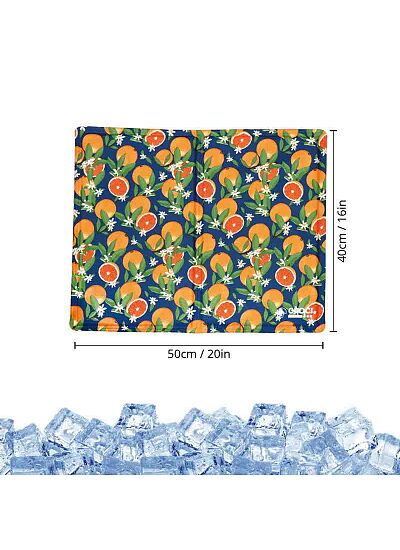 Croci Blue Citrus Mat Αδιάβροχο Δροσιστικό Χαλάκι (50x40 cm)