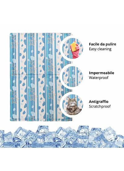 Croci Fresh Sea Dream Mat Αδιάβροχο Δροσιστικό Χαλάκι (65x50 cm)