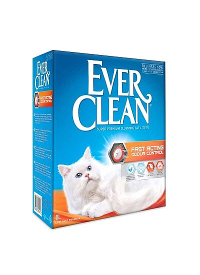 Ever Clean Fast Acting Συγκολλητική Άμμος για Γάτες 6lt