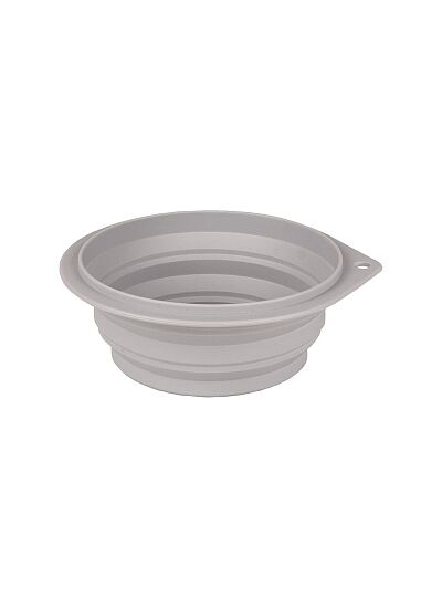 Flamingo Πτυσσόμενο Μπολ Σιλικόνης Γκρι (500ml)