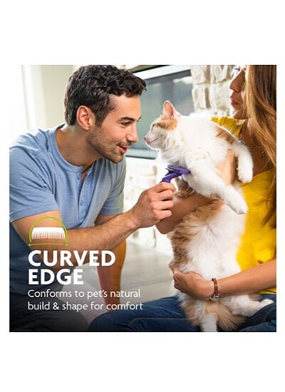 Furminator Βούρτσα Απομάκρυνσης Τριχών για Μακρύτριχες Γάτες Μεσαίου & Μεγάλου Μεγέθους/Medium Large