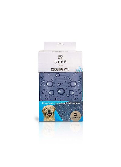 Glee Cooling Pad Αδιάβροχο Δροσιστικό Χαλάκι Γκρι XL(100x60 cm)
