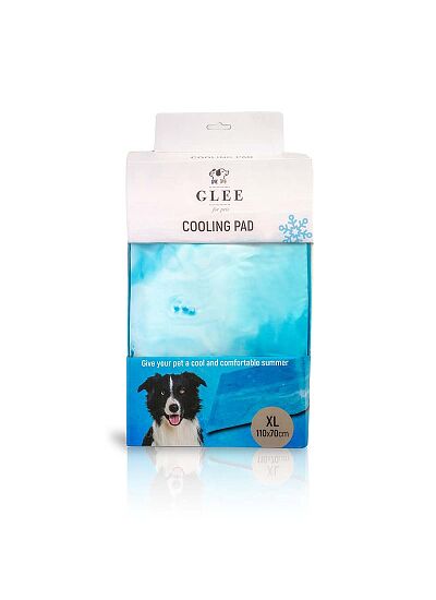 Glee Cooling Pad Αδιάβροχο Δροσιστικό Χαλάκι Γαλάζιο XL (110x70 cm)