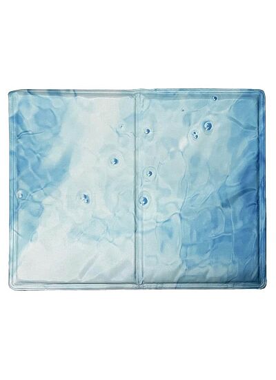 Glee Cooling Pad Αδιάβροχο Δροσιστικό Χαλάκι Γαλάζιο L (90x50 cm)
