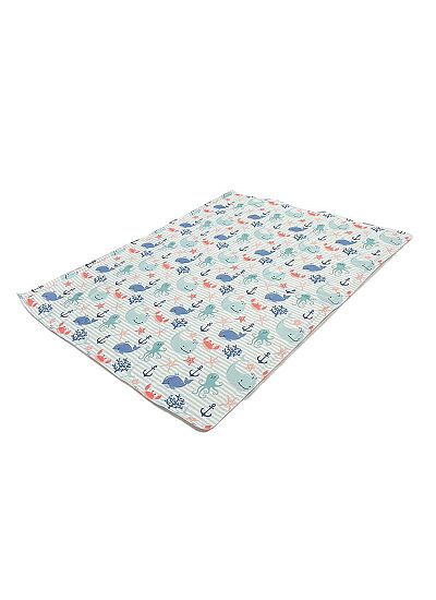 Glee Cooling Pad Αδιάβροχο Δροσιστικό Χαλάκι Ocean Life M (65x50 cm)