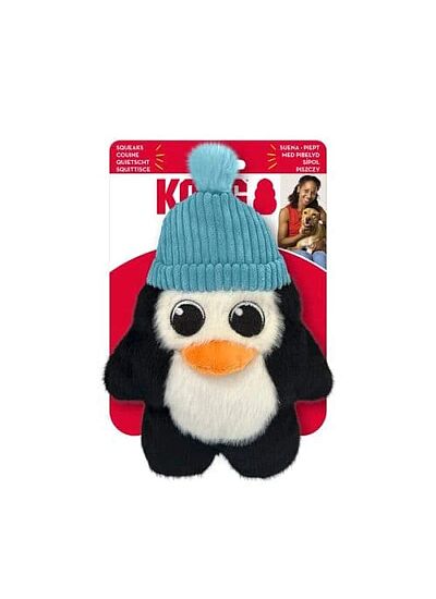 Kong Holiday Snuzzles Penguin Λούτρινο Χριστουγεννιάτικο Παιχνίδι για Σκύλους (19x13x6cm)