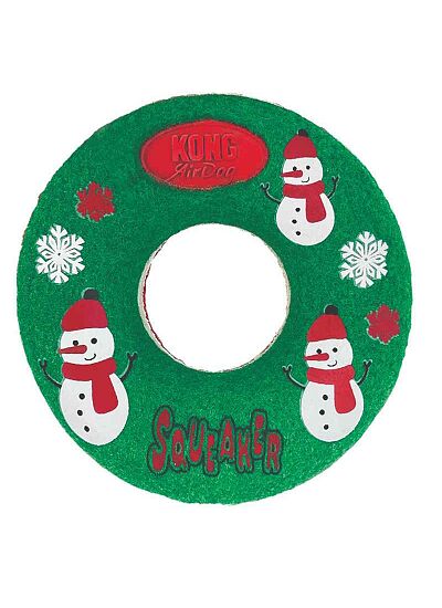 Kong Holiday Airdog Donut Χριστουγεννιάτικο Παιχνίδι Μάσησης & Ανάκτησης για Σκύλους (12cm)