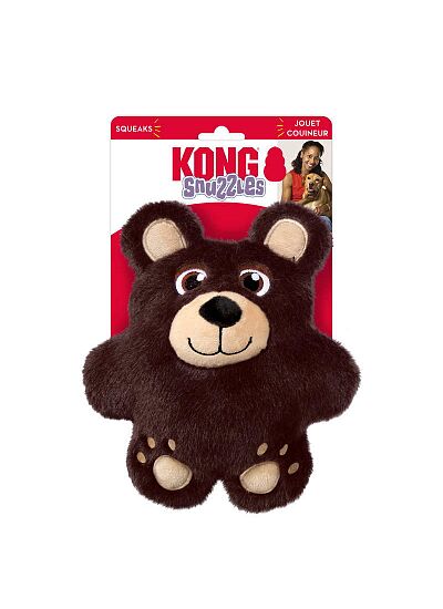 Kong Snuzzles Bear Παιχνίδι Ανάκτησης με Ήχο για Σκύλους/ Medium