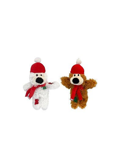 Kong Holiday Softies Bear Χριστουγεννιάτικο Παιχνίδι Γάτας (16cm)