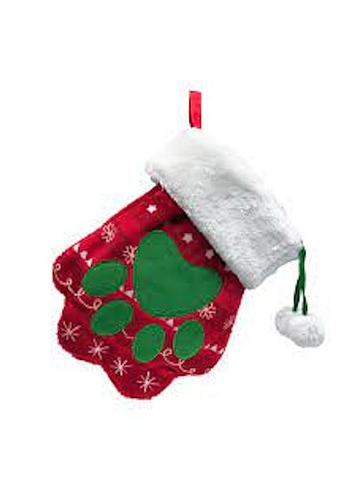 Kong Χριστουγεννιάτικη Κάλτσα Paw Large (21x27cm)