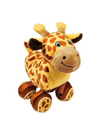 Kong Παιχνίδι Ανάκτησης με Ήχο για Σκύλους Tennis Shoes Giraffe/L