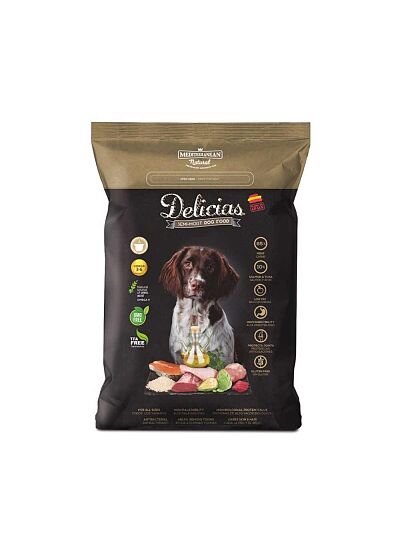 Mediterranean Delicias Πλήρης Ημίυγρη Τροφή για Ενήλικες Σκύλους 1,5Kg