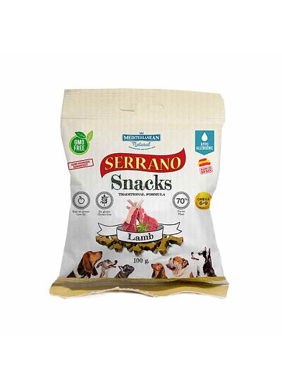 Mediterranean Serrano Snacks Lamb Λιχουδιά για Σκύλους 100gr
