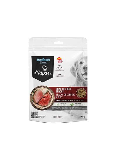 Mediterranean Tapas Gourmet Αρνί & Βοδινό Λιχουδιά για Σκύλους 190gr