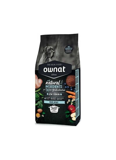 Ownat Ultra Low Grain Adult Maxi Chicken & Vegetables 3Kg