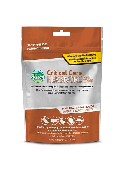 Oxbow Critical Care Herbivore   Fine Grid Παπάγια 100gr