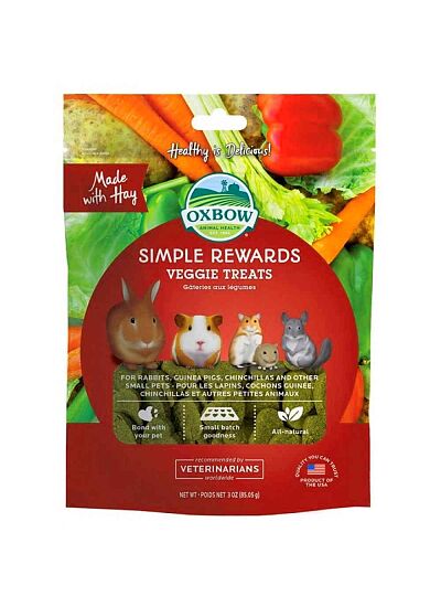 Oxbow Simple Rewards Λιχουδιές Τρωκτικών με Λαχανικά 85gr