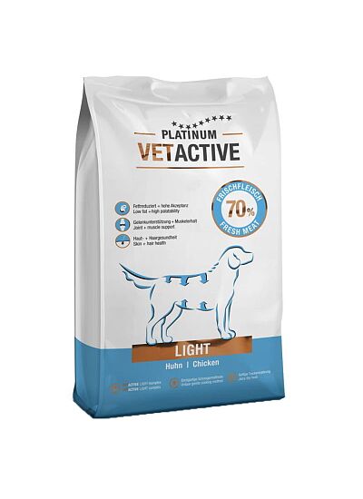 Platinum Vetactive Light Μαγειρευτή   Ξηρά Τροφή 1.5Kg