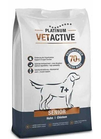 Platinum Vetactive Senior Μαγειρευτή   Ξηρά 5Kg