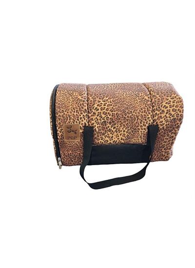 PQP Τσάντα Μεταφοράς Αεροπλάνου Για Σκύλους Γάτες & Τρωκτικά Λεοπάρ