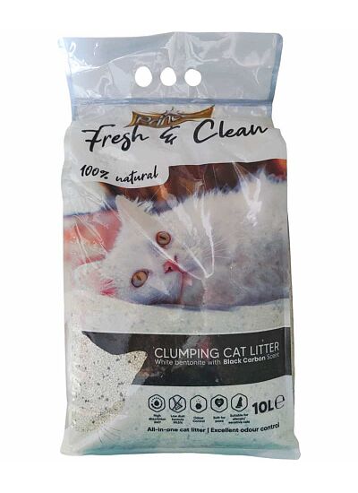 Princess Unscented Άμμος Υγιεινής Μπετονίτη με Άνθρακα Χωρίς Άρωμα 10Lt (8,5Kg)