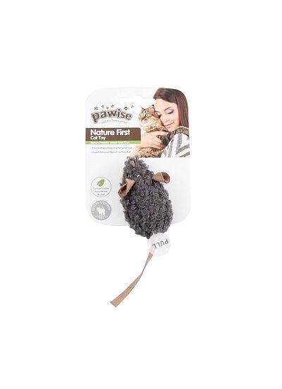 Pawise Simple Cat Λούτρινο Ποντικάκι με 'Ηχο & Catnip (15cm)
