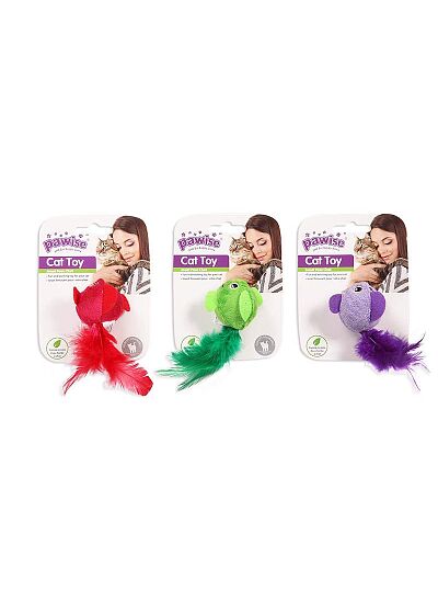 Pawise Cat Toy Ψαράκι με Φτερά & Catnip
