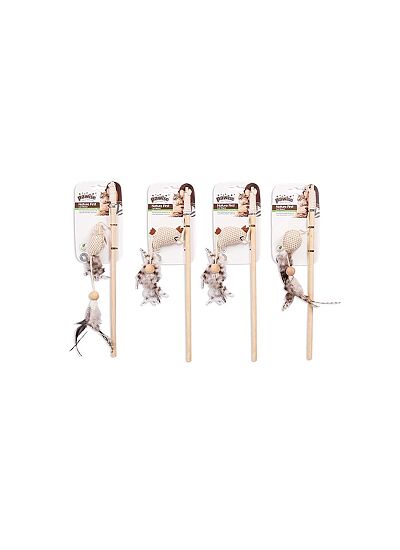 Pawise Παιχνίδι Γάτας Nature First Toy Wand 35.5x9cm