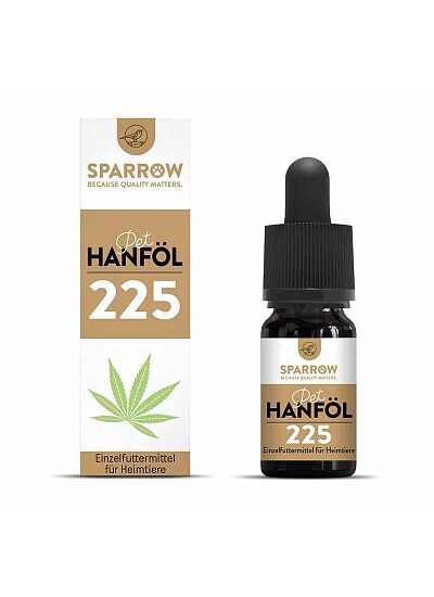 Natural Superfood Sparrow Έλαιο Κάνναβης Πλήρους Φάσματος 225 Με Φυσικό CBD Για Σκύλους & Γάτες 10gr