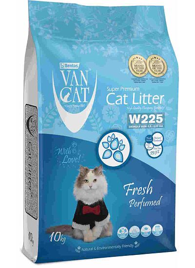 Van Cat Fresh Άμμος Υγιεινής Μπετονίτη με Άρωμα Φρεσκάδας 11.8Lt (10Kg)