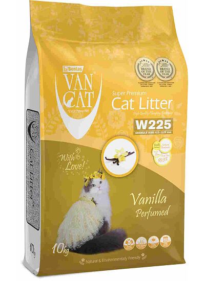 Van Cat Vanilla  Άμμος Υγιεινής Μπετονίτη με Άρωμα Βανίλιας 11.8Lt (10Kg)