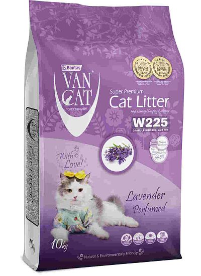 Van Cat Lavender Άμμος Υγιεινής Μπετονίτη με Άρωμα Λεβάντας 11.8Lt (10Kg)