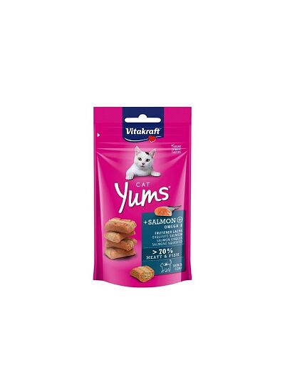 Vitakraft Cat Yums   Salmon Λιχουδιά για Γάτες 40gr