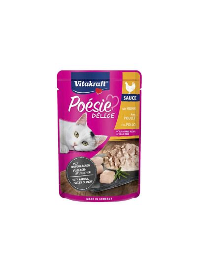 Vitakraft Poesie Delice Sauce   Chicken Φακελάκι 85gr