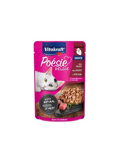 Vitakraft Poesie Delice Sauce   Heart Φακελάκι 85gr