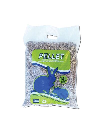 Wood Pellet Φυσικό Υπόστρωμα 8Kg/14lt