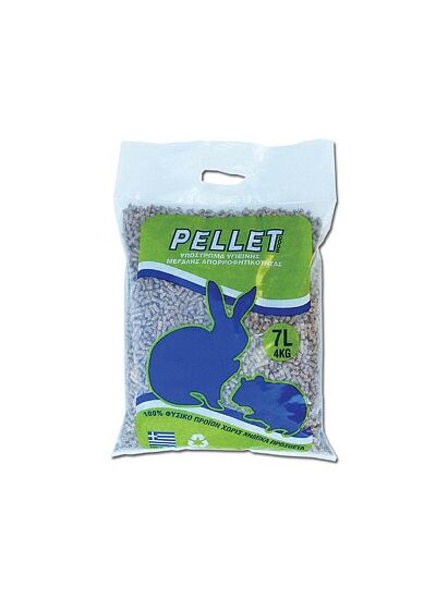 Wood Pellet Φυσικό Υπόστρωμα 4Kg/7lt